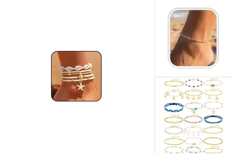 Detailed view of Best Adjustable Beach Anklets