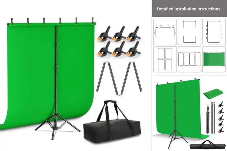 Detailed view of Best Adjustable Green Screen Stands