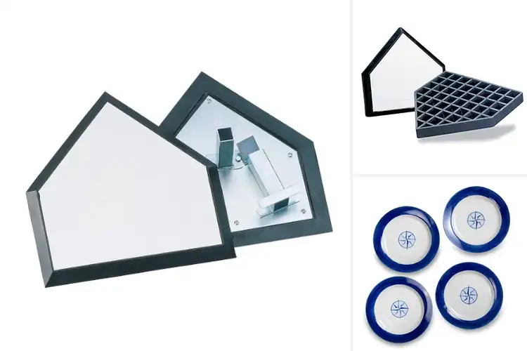 Detailed view of Best Anchored Home Plates