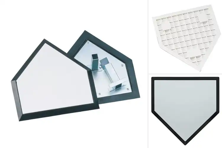 Detailed view of Best Anchored Rubber Home Plates