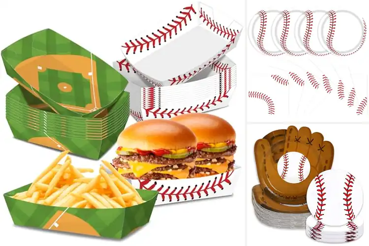 Detailed view of Best Baseball Plates: 9 Fun Picks for Your Table