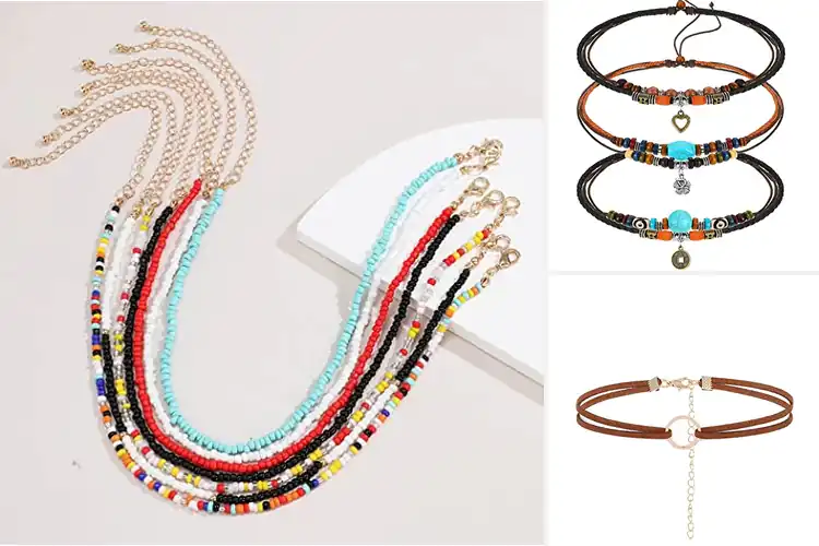 Detailed view of Best Boho Choker Necklaces