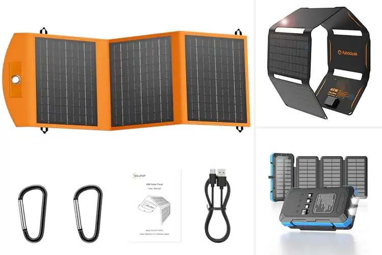 Detailed view of Best Foldable Solar Chargers