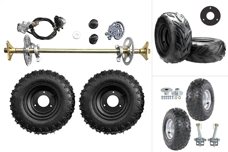 Detailed view of Best Go Kart Wheel Assemblies