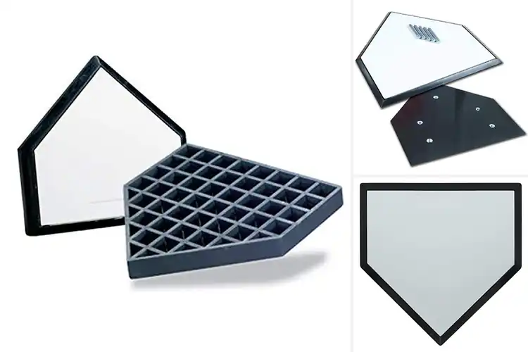Detailed view of Best Heavy Duty In-Ground Home Plates