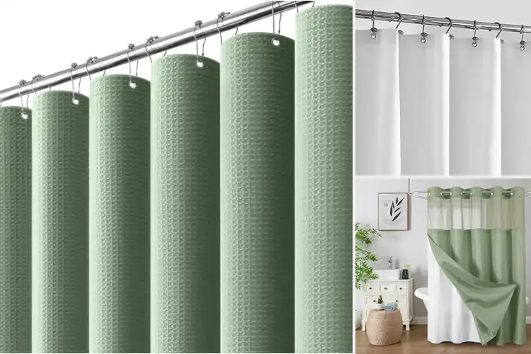 Detailed view of Best Machine Washable Shower Curtains