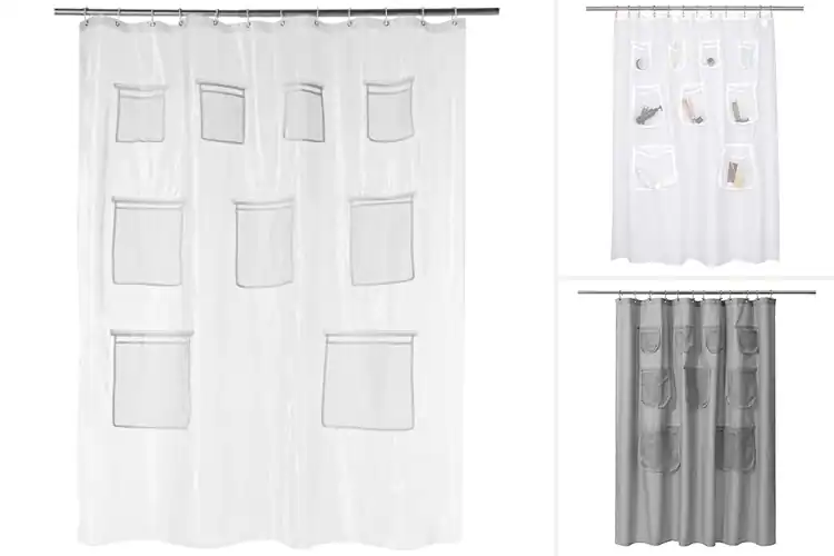 Detailed view of Best Mesh Pocket Shower Curtains: Top 10 Picks