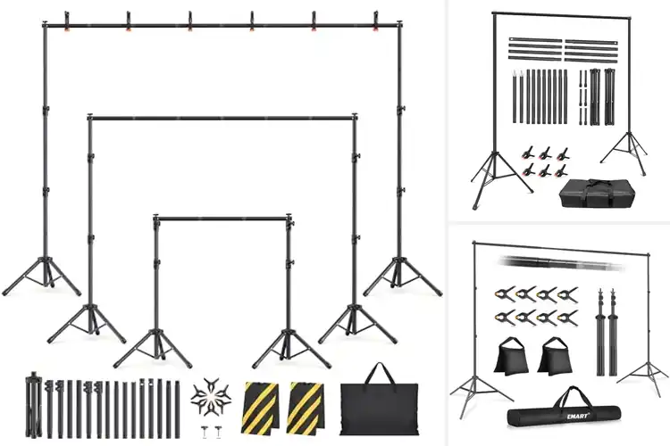 Detailed view of Best Multi-Function Backdrop Stands