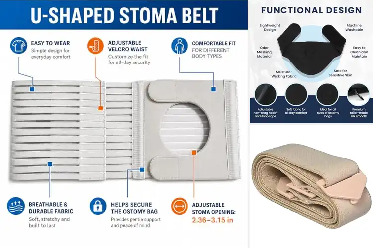 Detailed view of Best Ostomy Support Belts