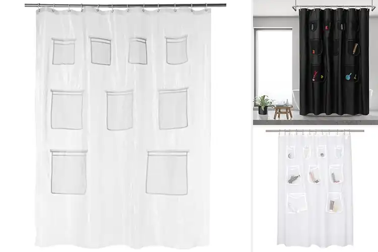 Detailed view of Best Pocketed Shower Curtains