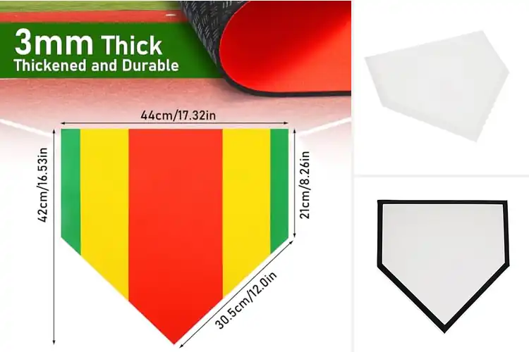Detailed view of Best Sliding Home Plates