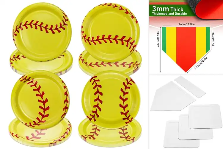 Detailed view of Best Softball Plates