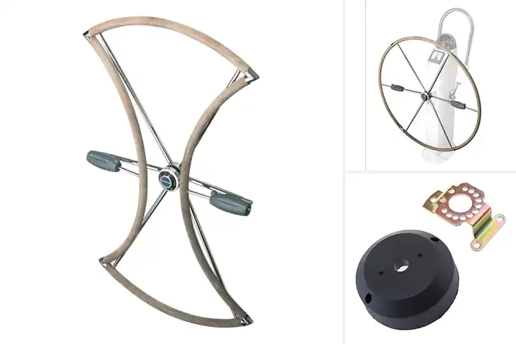 Detailed view of Best Space-Saving Marine Steering Wheels