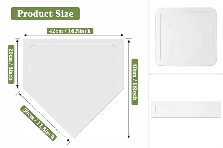 Detailed view of Best Stable Home Plates For Dirt Fields