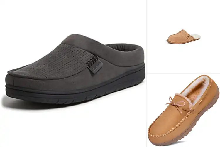 Detailed view of Best Suede Slippers For Men
