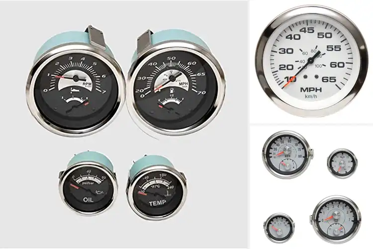 Detailed view of Best Teleflex Boat Gauges: Upgrade Your Dashboard Instantly