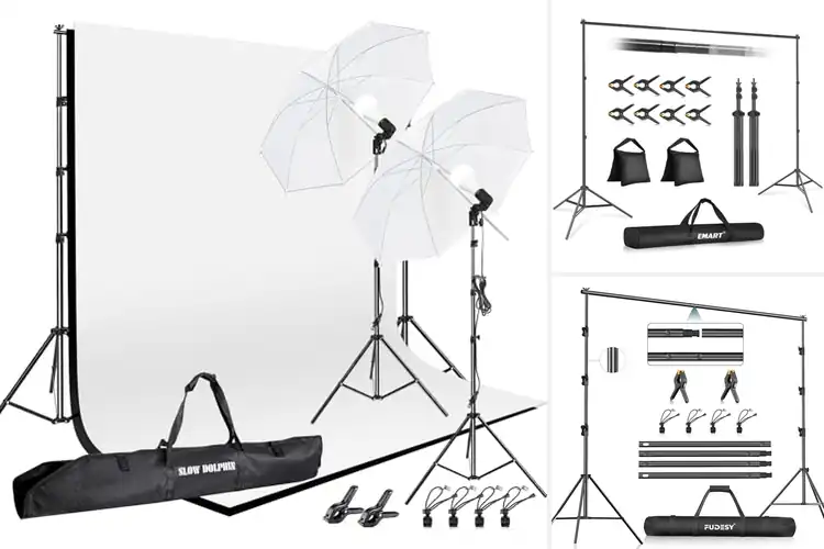 Detailed view of Best Video Studio Background Stands