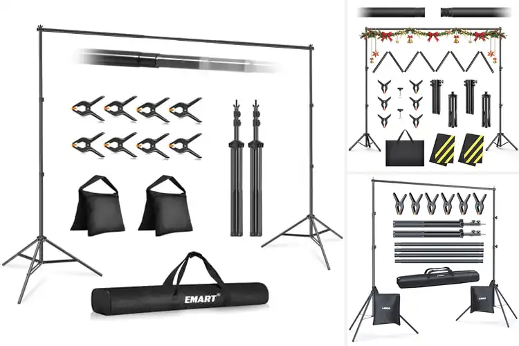 Detailed view of Best Videography Backdrop Stands for Pro Shoots